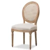 Kirkland's Home Dining Chairs-And Natural Cane Oval Back Dining Chair
