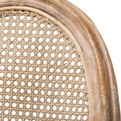 Kirkland's Home Dining Chairs-And Natural Cane Oval Back Dining Chair