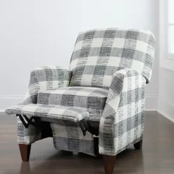 Kirkland's Home Accent Chairs-And White Buffalo Check Recliner