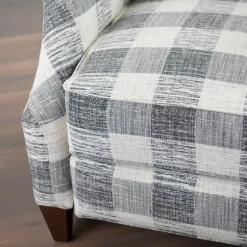 Kirkland's Home Accent Chairs-And White Buffalo Check Recliner