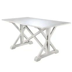Kirkland's Home Dining Tables-Annalise Distressed Farmhouse Dining Table