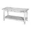 Kirkland's Home Benches & Ottomans-Antiquated Farmhouse Shelf Bench