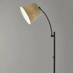 Kirkland's Home Floor Lamps-Antique Bronze Adjustable Arm Floor Lamp