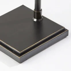 Kirkland's Home Floor Lamps-Antique Bronze Adjustable Arm Floor Lamp