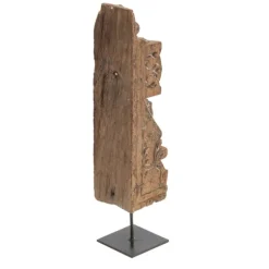 Kirkland's Home Statues & Figurines-Antique Carved Wood Figurine