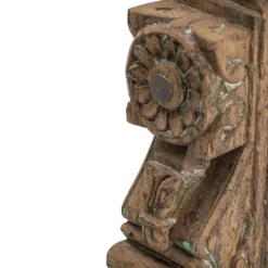 Kirkland's Home Statues & Figurines-Antique Carved Wood Figurine