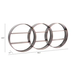 Kirkland's Home Shelves-Antique Copper Guzzo Wall Shelf