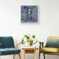 Kirkland's Home Framed Art-Antique Deep Blue Sea Ii Framed Art Print