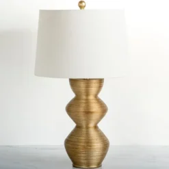 Kirkland's Home Table Lamps-Antique Gold Mccollom Table Lamp