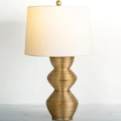 Kirkland's Home Table Lamps-Antique Gold Mccollom Table Lamp