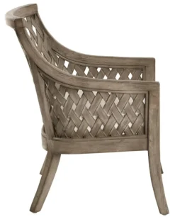 Kirkland's Home Accent Chairs-Antique Preston Woven Accent Chair