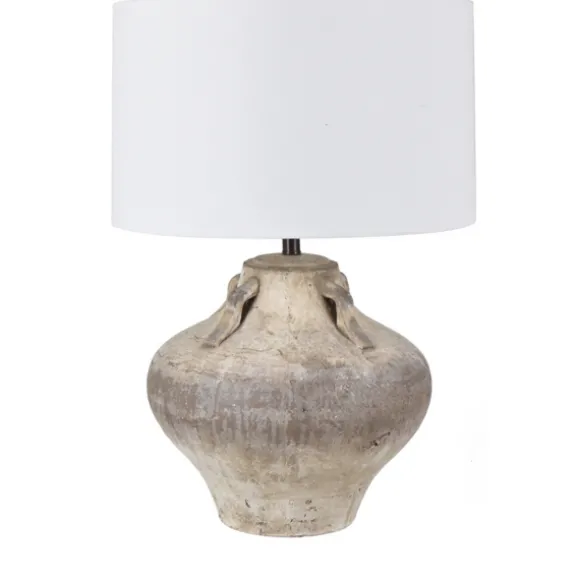 Kirkland's Home Table Lamps-Antique Sandstone Jug Table Lamp