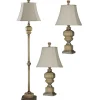 Kirkland's Home Table Lamps-Antique Statue Floor And Table Lamps, Set Of 3