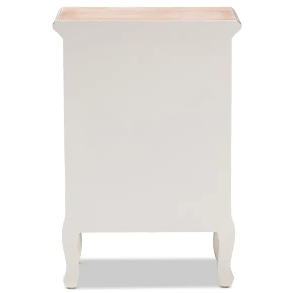 Kirkland's Home Nightstands-Antique Wooden 3-Drawer Nightstand