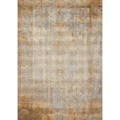 Kirkland's Home Outdoor Rugs-Antiqued Ivory Copper Outdoor Area Rug, 7X11