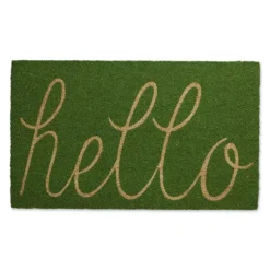 Kirkland's Home Doormats-Apple Hello Doormat