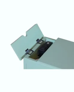 Kirkland's Home Nightstands-Aqua Accent Table With Charging Station