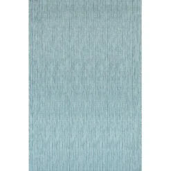 Kirkland's Home Outdoor Rugs-Aqua Intertwine Indoor/Outdoorr Area Rug, 6X9