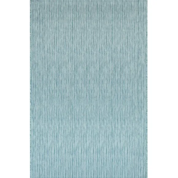 Kirkland's Home Outdoor Rugs-Aqua Intertwine Indoor/Outdoorr Area Rug, 6X9