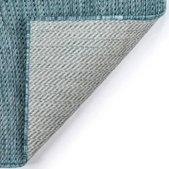 Kirkland's Home Outdoor Rugs-Aqua Intertwine Indoor/Outdoorr Area Rug, 6X9