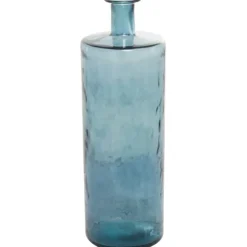 Kirkland's Home Vases-Aquamarine Tall Bottle Decorative Vase