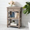 Kirkland's Home Accent & End Tables-Arch Sides Cathedral Side Table