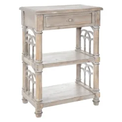 Kirkland's Home Accent & End Tables-Arch Sides Cathedral Side Table
