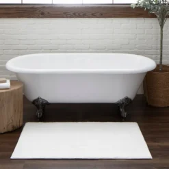 Kirkland's Home Bathroom Rugs-Arctic Plush Reversible Cotton Bath Mat, 34 In.