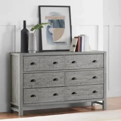 Kirkland's Home Dressers & Chests-Arden Wood 6-Drawer Dresser