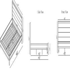 Kirkland's Home Beds & Headboards-Arden Wood Panel Queen Bed