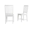 Kirkland's Home Dining Chairs-Armless Slat Back 2-Pc. Dining Chair Set
