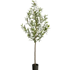 Kirkland's Home Trees & Topiaries-Artificial Fruiting Potted Olive Tree