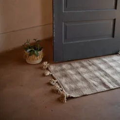 Kirkland's Home Outdoor Rugs-Artisanal Geometric Outdoor Scatter Rug