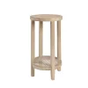 Kirkland's Home Accent & End Tables-Ash Rat Round Martha Stewart Accent Table