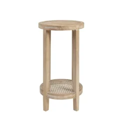 Kirkland's Home Accent & End Tables-Ash Rat Round Martha Stewart Accent Table