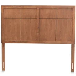 Kirkland's Home Beds & Headboards-Ash Walnut Wood Panel Full Headboard