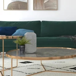 Kirkland's Home Arrangements & Greenery-Asparagus Fern In Tall Black Planter