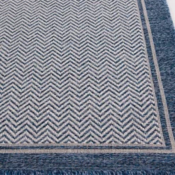 Kirkland's Home Outdoor Rugs-Auckland Chevron Outdoor Area Rug, 6X9