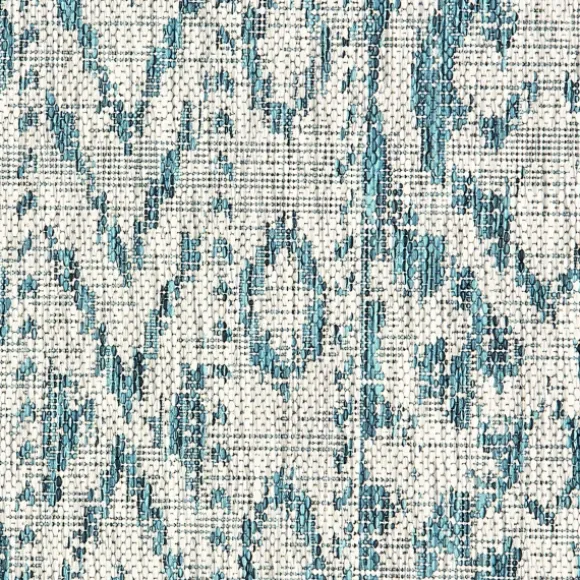 Kirkland's Home Outdoor Rugs-Azure Terrace Sun Shower Outdoor Area Rug, 7X9