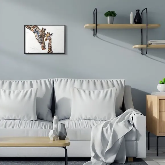 Kirkland's Home Framed Art-Baby Giraffe Watercolor Framed Art Print