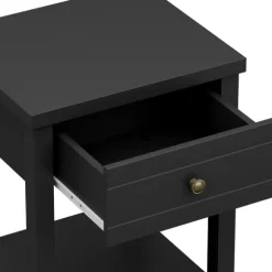Kirkland's Home Accent & End Tables-Bailie Wooden Side Table