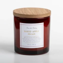 Kirkland's Home Candles-Baked Apple Pecan Triple Wick Jar Candle