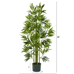 Kirkland's Home Trees & Topiaries-Bamboo Shoot Tree In Nursery Planter