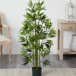 Kirkland's Home Trees & Topiaries-Bamboo Shoot Tree In Nursery Planter