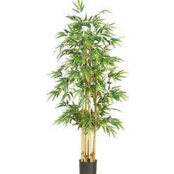 Kirkland's Home Trees & Topiaries-Bamboo Silk Tree, 5.3 Ft.