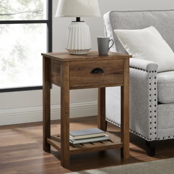 Kirkland's Home Accent & End Tables-Barnwood Country Accent Table