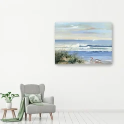 Kirkland's Home Canvas Art-Beach Combers Giclee Canvas Art Print, 48X36 In.