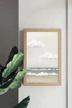 Kirkland's Home Memo & Chalkboards-Beach Framed Magnetic Board