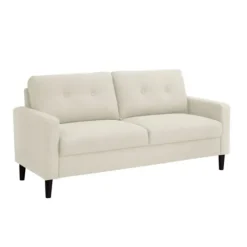Kirkland's Home Sofas & Loveseats-Beige Button Tufted Sofa