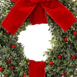 Kirkland's Home Wreaths-Berries And Boxwood Double Wreath